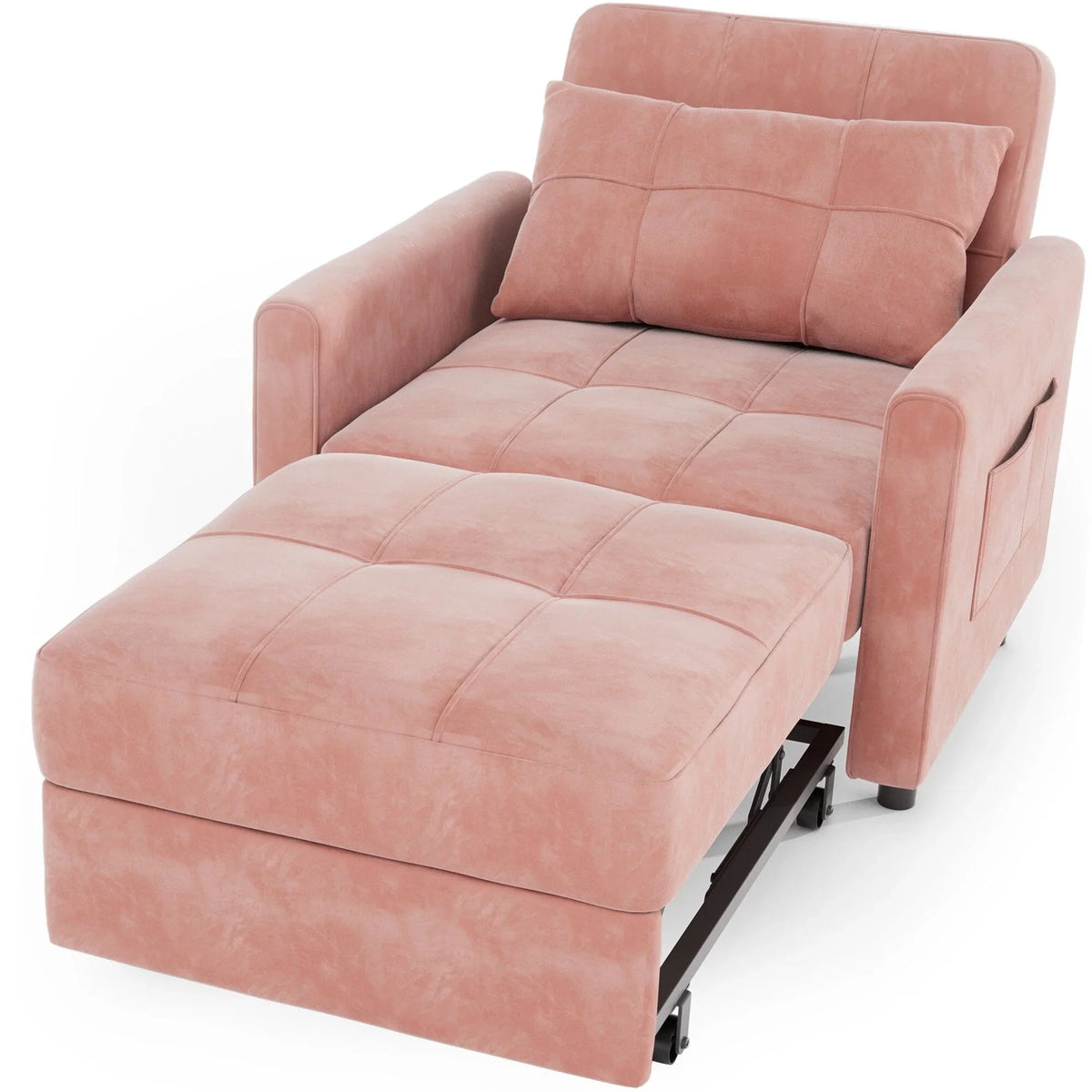 3-in-1 Adjustable Pull-Out Sleeper Sofa Bed With 330 Pounds Capacity