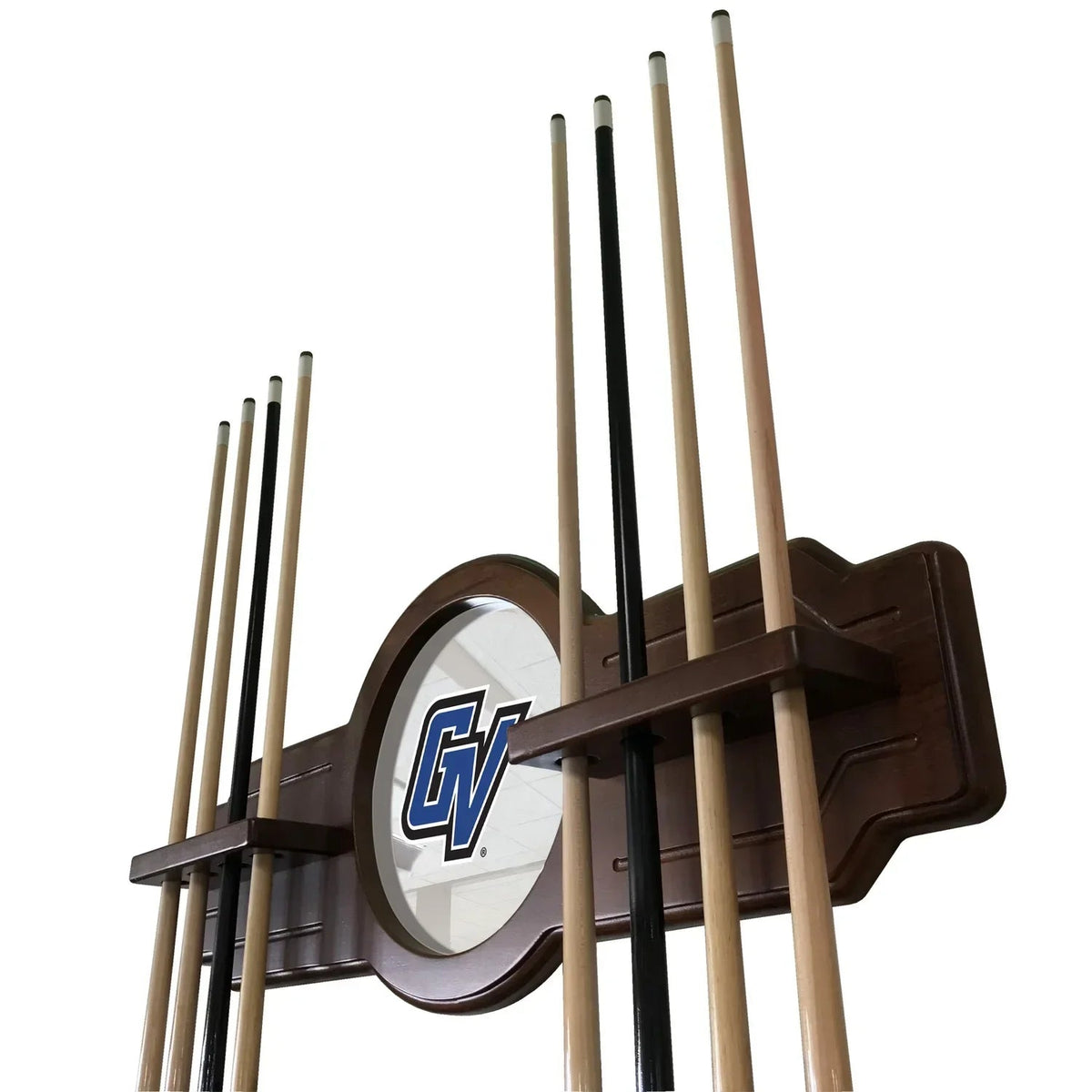 Grand Valley State University Solid Wood Cue Rack - Chardonnay Finish