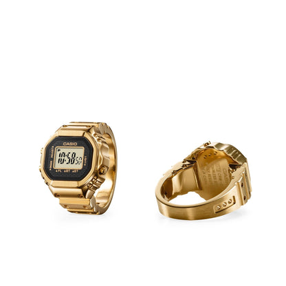 Casio Digital Watch Ring, Gold