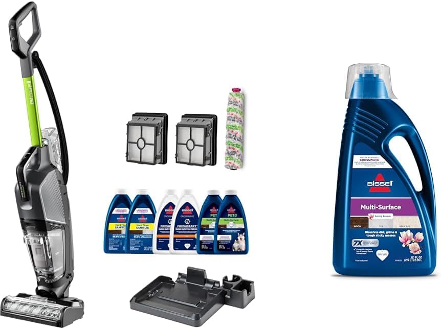 CrossWave HydroSteam Plus Multi-Surface Vacuum, Wash And Steam Cleaner, 28 Fluid Ounces - 35151
