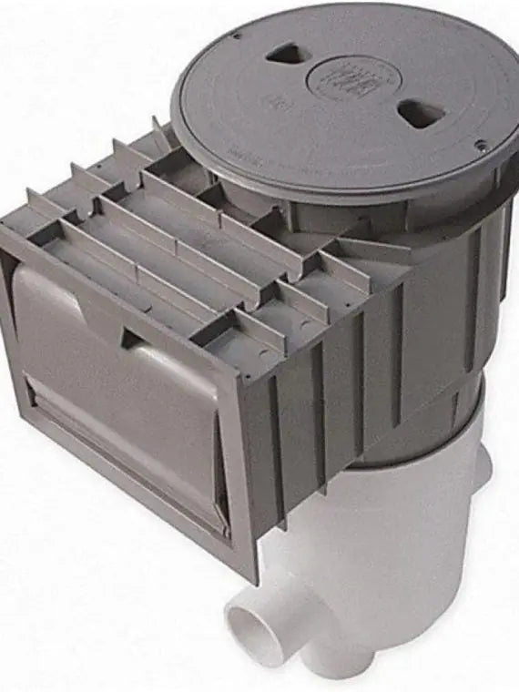 CMP Pool Skimmer With 2in Socket, Gray/Beige Lid - Renegade