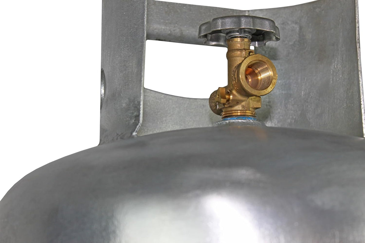 100 lb Steel Propane Tank Cylinder With POL Valve - valve108270_163892