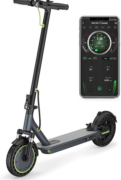Roinside Electric Scooter, 8.5 in Solid Tires, 350W Motor, Up To 19 MPH, 21-23 Miles - UP12 Plus