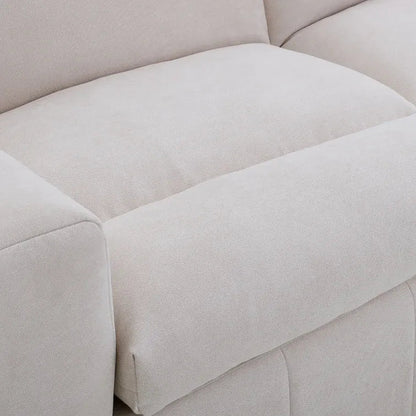 134in Wide Reversible Modular Sectional With Ottoman
