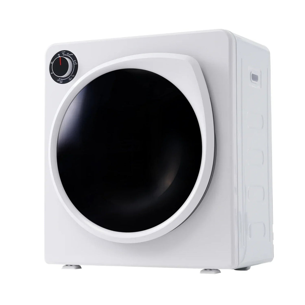 ZNESKPG Portable Compact Front Load Clothes Dryer 1.95 Cu. Ft., 830W, 5 Drying Modes, Stainless Steel Drum
