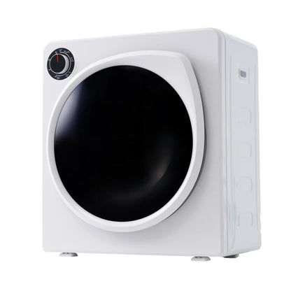 ZNESKPG Portable Compact Front Load Clothes Dryer 1.95 Cu. Ft., 830W, 5 Drying Modes, Stainless Steel Drum