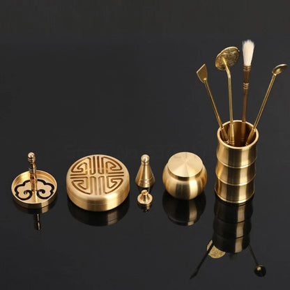 Powder Incense Burner Brass Tools Kit