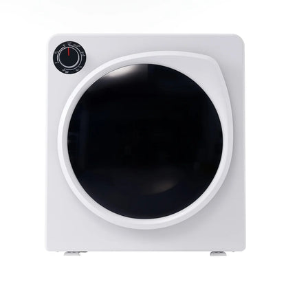 ZNESKPG Portable Compact Front Load Clothes Dryer 1.95 Cu. Ft., 830W, 5 Drying Modes, Stainless Steel Drum