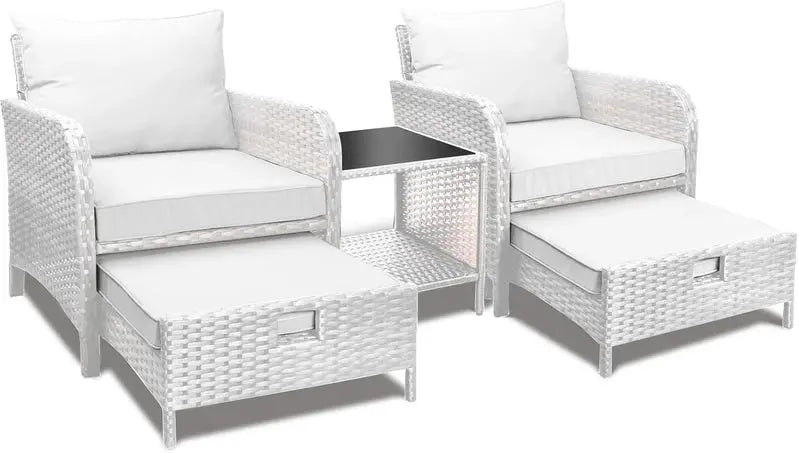 Leveleve 5-Piece Balcony Patio Conversation Set