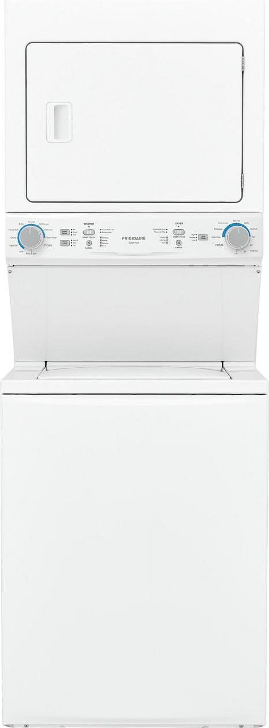 Frigidaire Electric Washer And Dryer, 5.5 Cu. Ft., White, 120 V