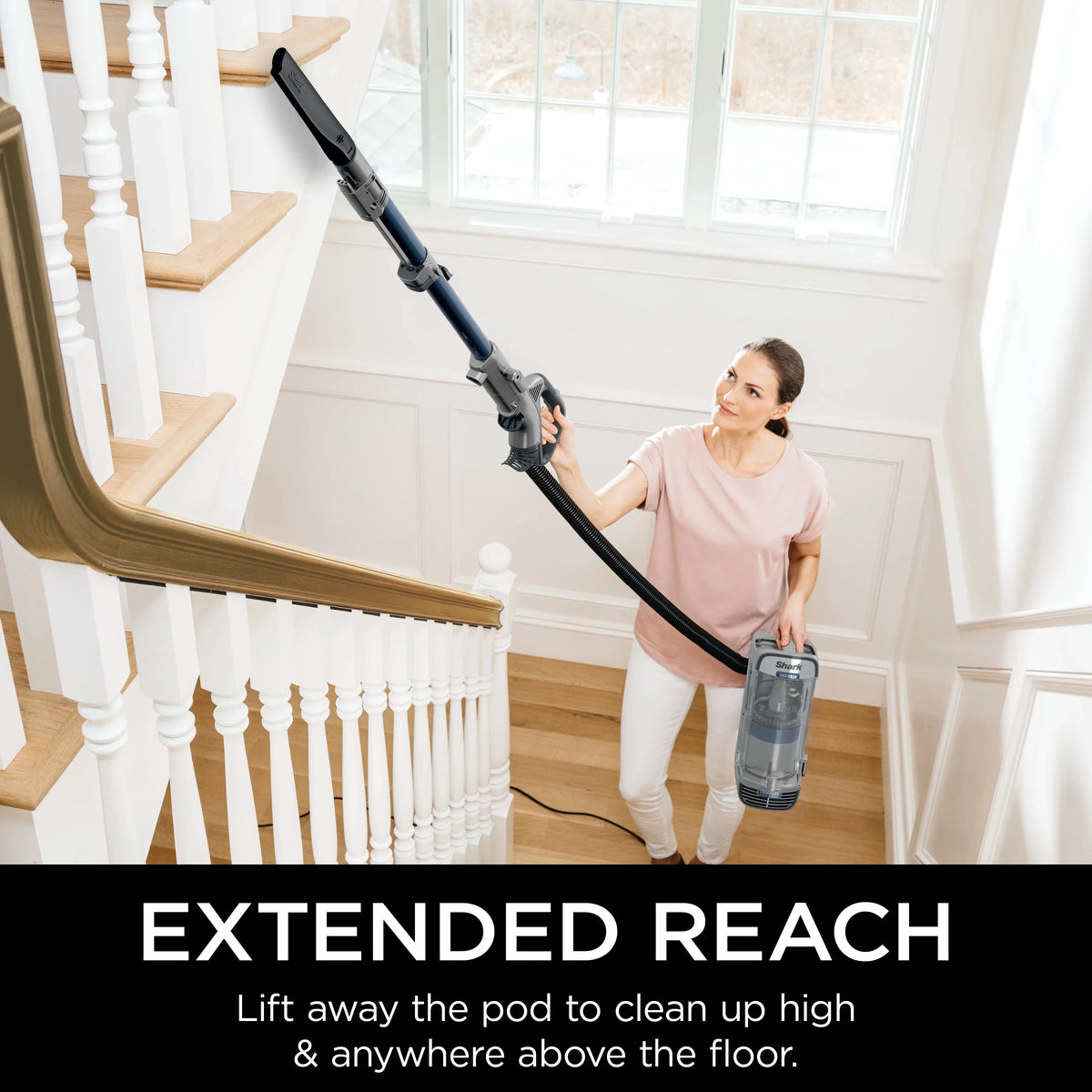 Shark Vertex DuoClean PowerFin Upright Vacuum With Powered Lift-Away And Self-Cleaning Brushroll - AZ2000