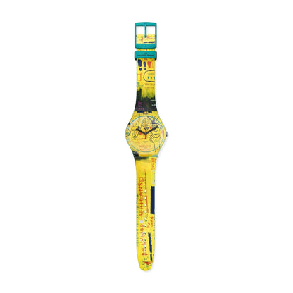 Swatch X Basquiat Yellow Watch - Hollywood Africans (1983), 40mm Case