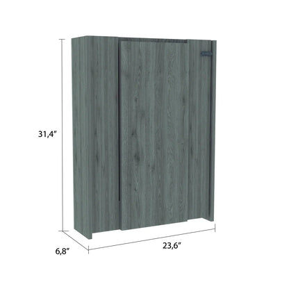 Light Grey Rectangular Foldable Desk