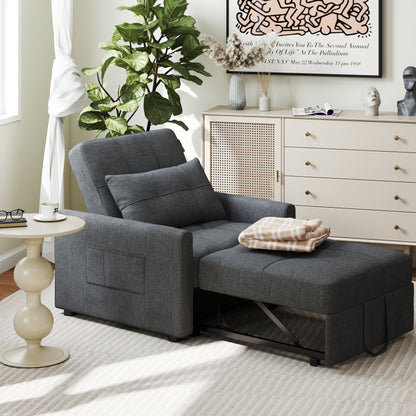 3-in-1 Adjustable Pull-Out Sleeper Sofa Bed With 330 Pounds Capacity