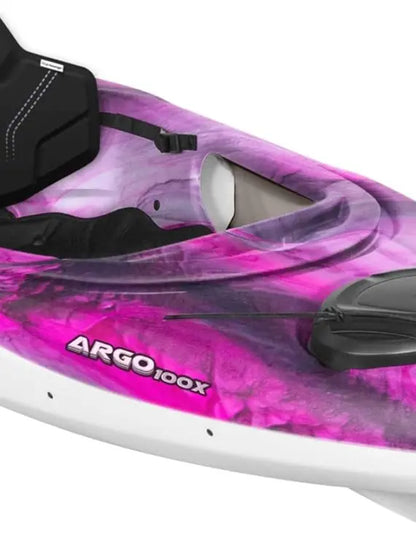 Pelican Argo 100X EXO Sit-In Recreational Kayak, 10-Foot, Stardust - Argo 100X EXO