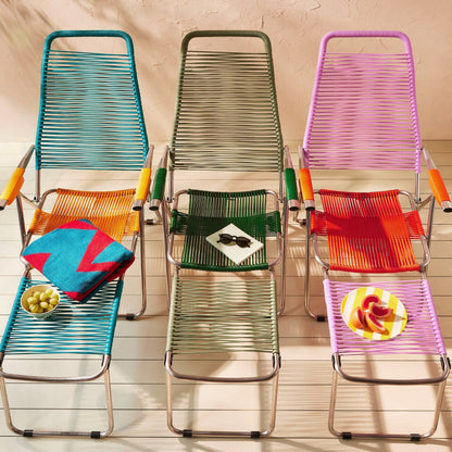 Spaghetti Outdoor Lounge Chair - Sage/Green