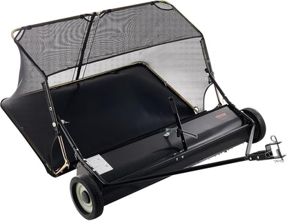VEVOR Tow-Behind Lawn Sweeper, 52 in, 26 cu.ft.