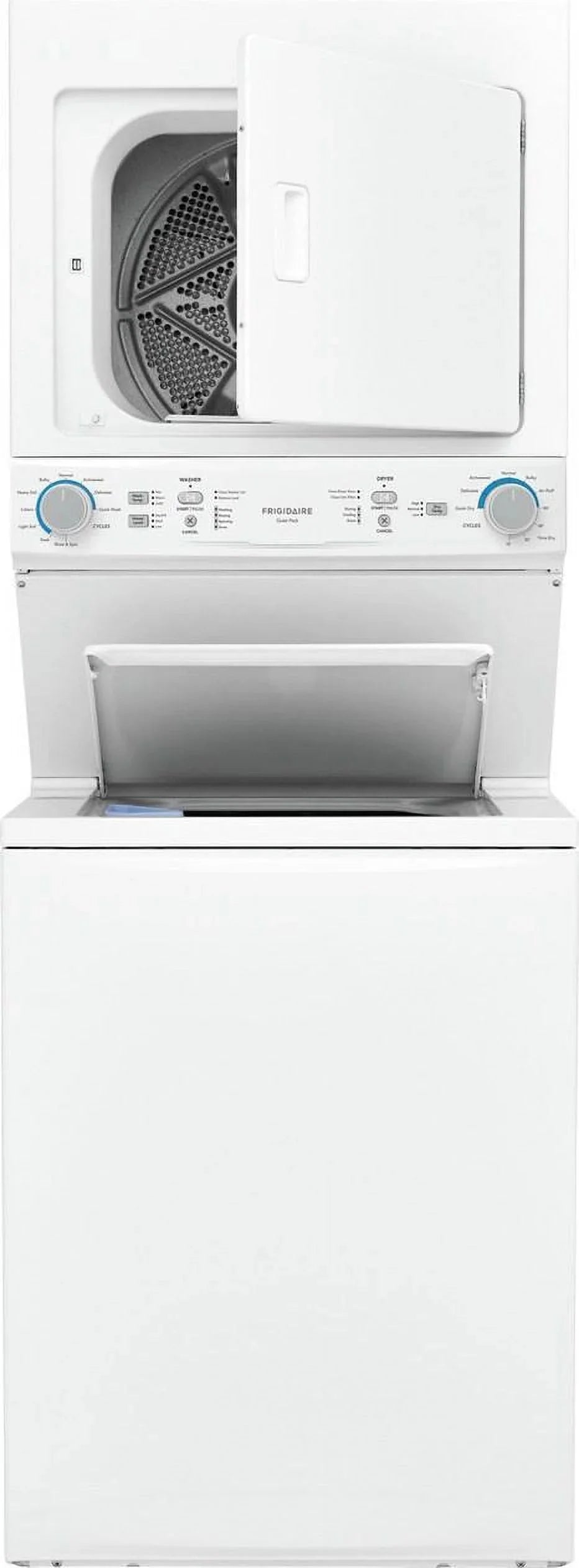 Frigidaire Electric Washer And Dryer, 5.5 Cu. Ft., White, 120 V
