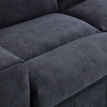 134in Wide Reversible Modular Sectional With Ottoman
