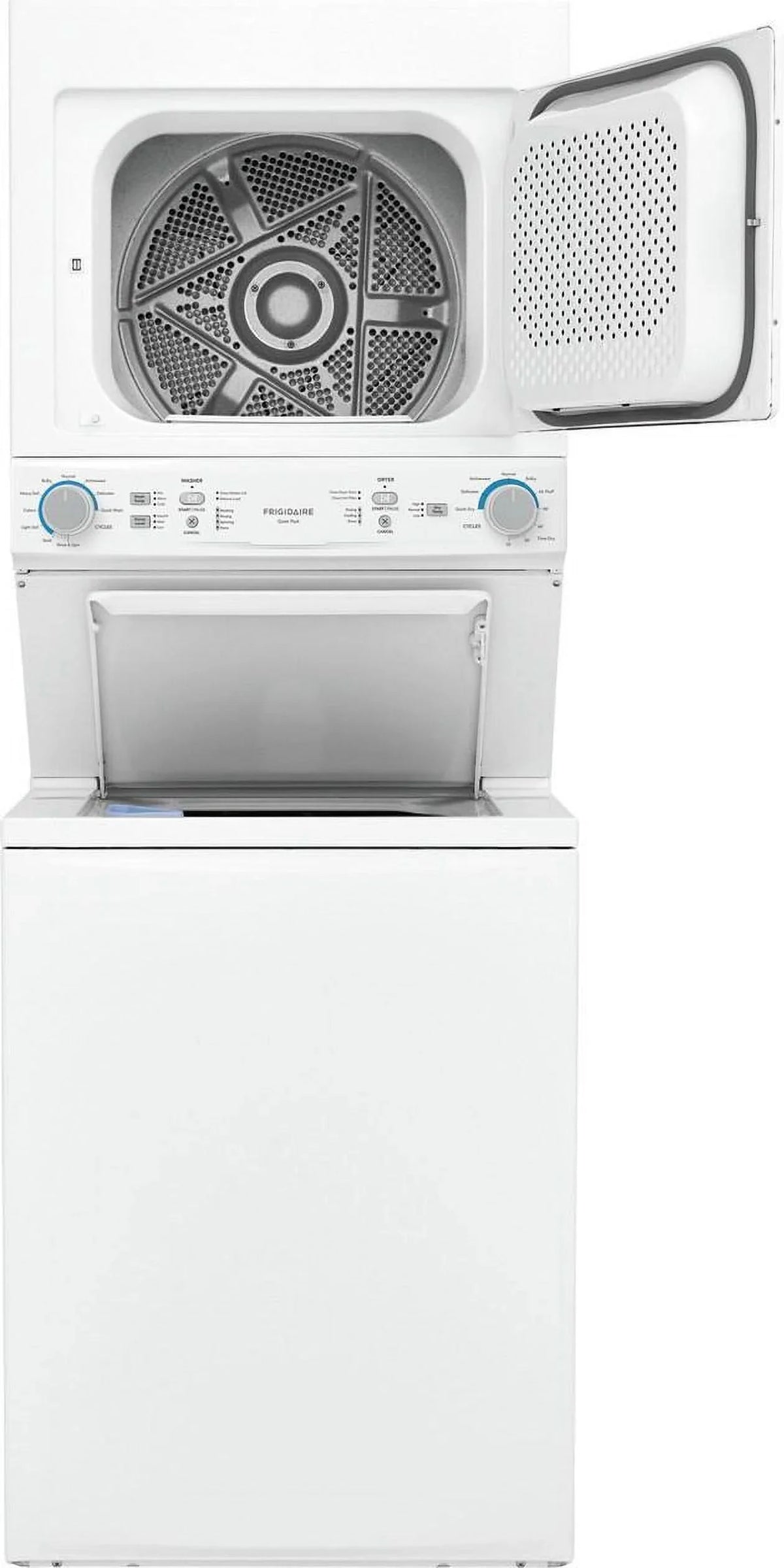 Frigidaire Electric Washer And Dryer, 5.5 Cu. Ft., White, 120 V