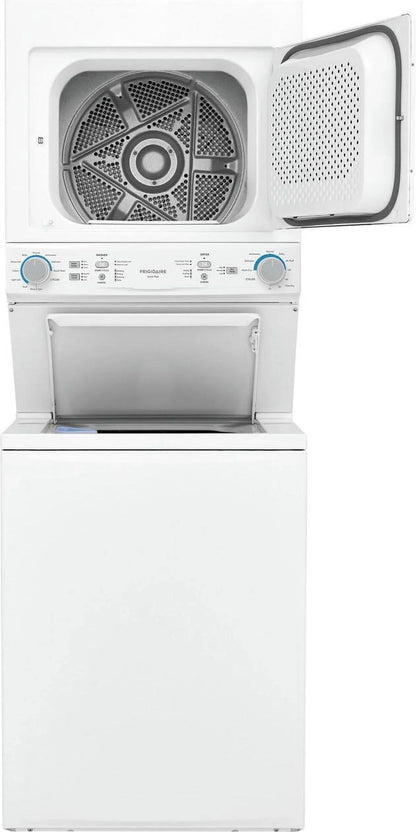 Frigidaire Electric Washer And Dryer, 5.5 Cu. Ft., White, 120 V