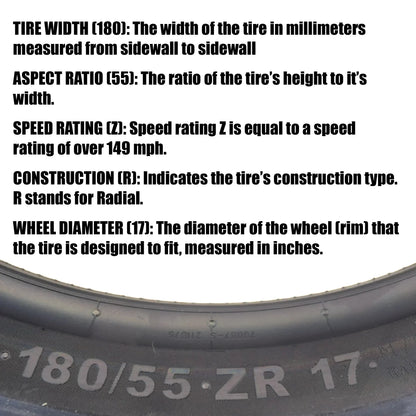 Continental ContiSportAttack 2 Sport Motorcycle Tires 120/70ZR17 Front & 180/55ZR17 Rear
