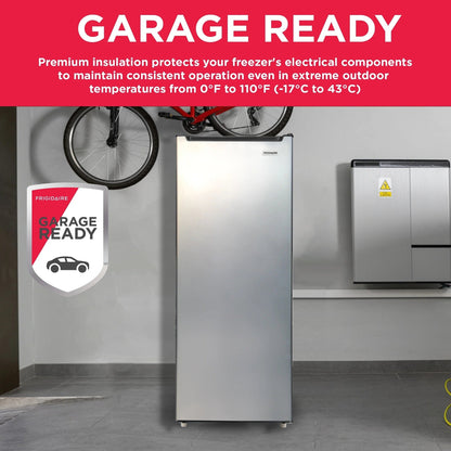 Frigidaire Upright Freezer 6.5 Cu. Ft. Platinum