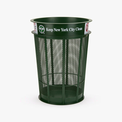 Only NY DSNY Trash Can - Keep New York City Clean