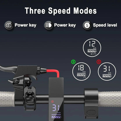 Roinside Electric Scooter, 8.5 in Solid Tires, 350W Motor, Up To 19 MPH, 21-23 Miles - UP12 Plus