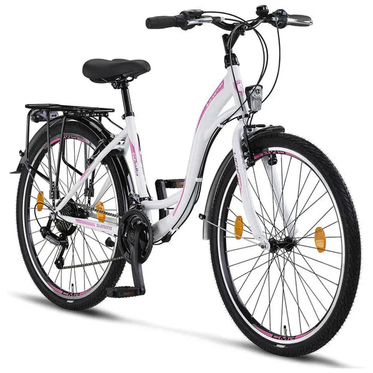 Licorne Urban City Bike, Aluminum Frame, 24.0 Inches/26.0 Inches/28.0 Inches - Stella Premium