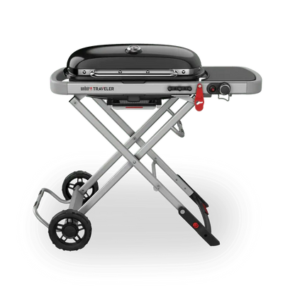 Weber Traveler Portable Propane Gas Grill - 20 lb, 43.6 W